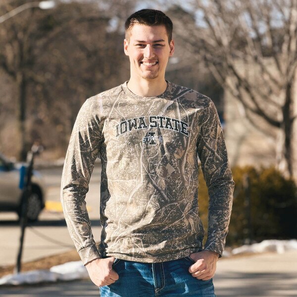 Uscape Iowa State Camo Long Sleeve T-Shirt
